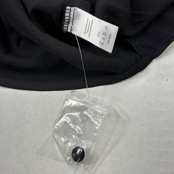 Venus Women's Size Large Sleep Pants And Shirt Black New Button Has Cloth Ripped - Picture 7 of 16